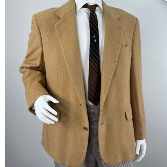 HuntValley Gentlemen's Clothing Tailored in USA,100% 🐫 CAMEL hair - Picture 1 of 8